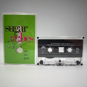 The Sugarcubes Life's Too Good Cassette Tape 1988 Elektra Bjork VTG TESTED